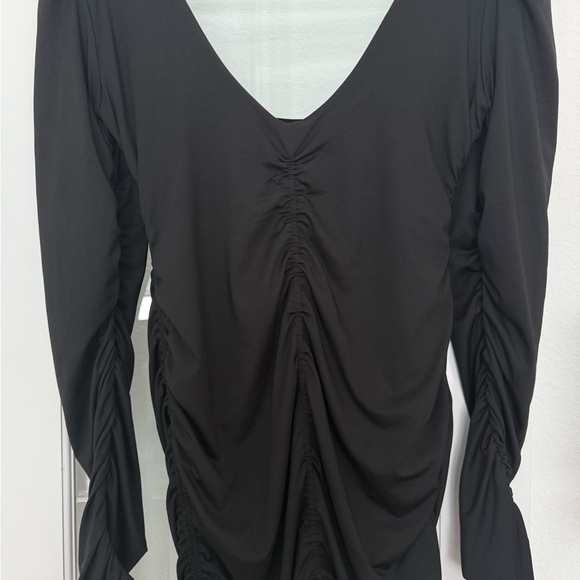 Oh Polly Black Flatter Me Dress - Picture 9 of 10